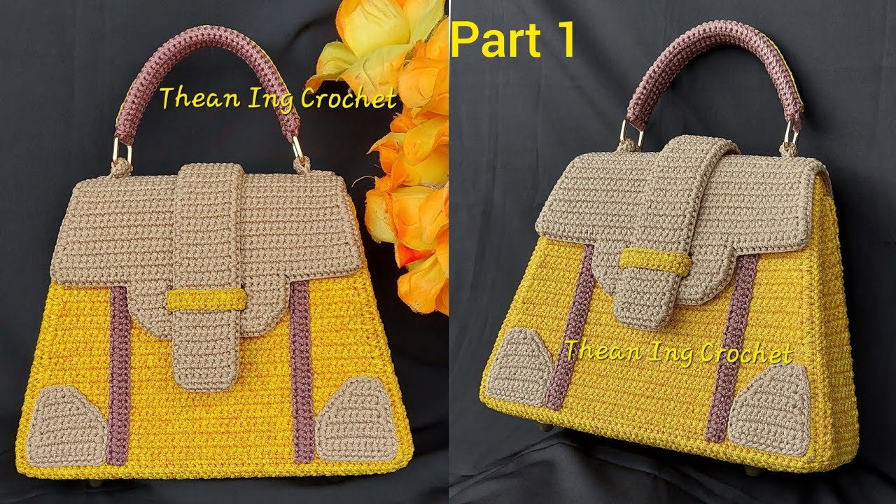 Goyard Saigon bag crochet part 1