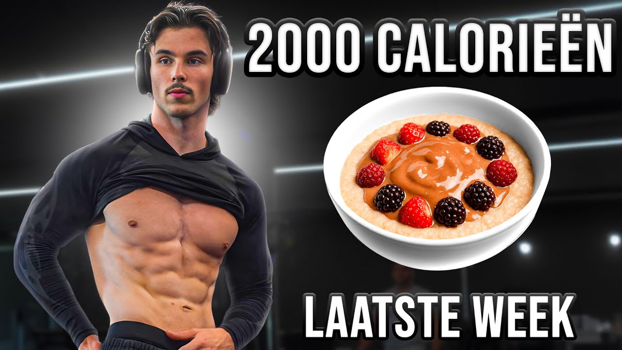 FULL DAY OF EATING TIJDENS DE CUT | MIJN BESTE SHAPE OOIT