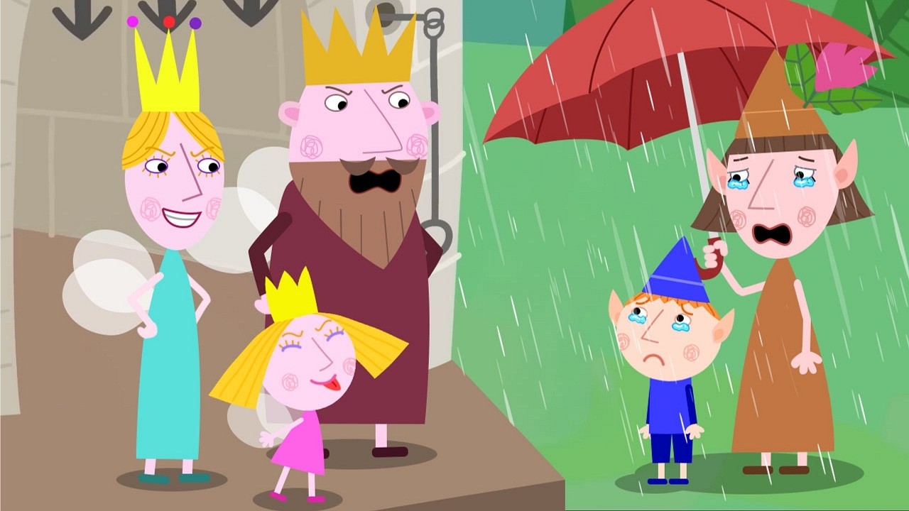 Mrs. Elf and Ben is Abandoned - Ben & Holly's Little Kingdom Funny Animation