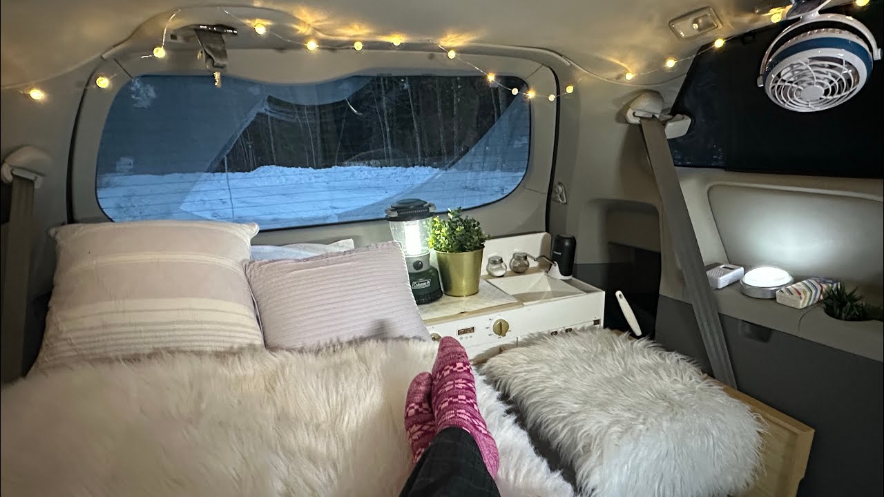 Solo Female Car Camping | Alone but not lonely, i spend a relaxing time in the mountains.. 