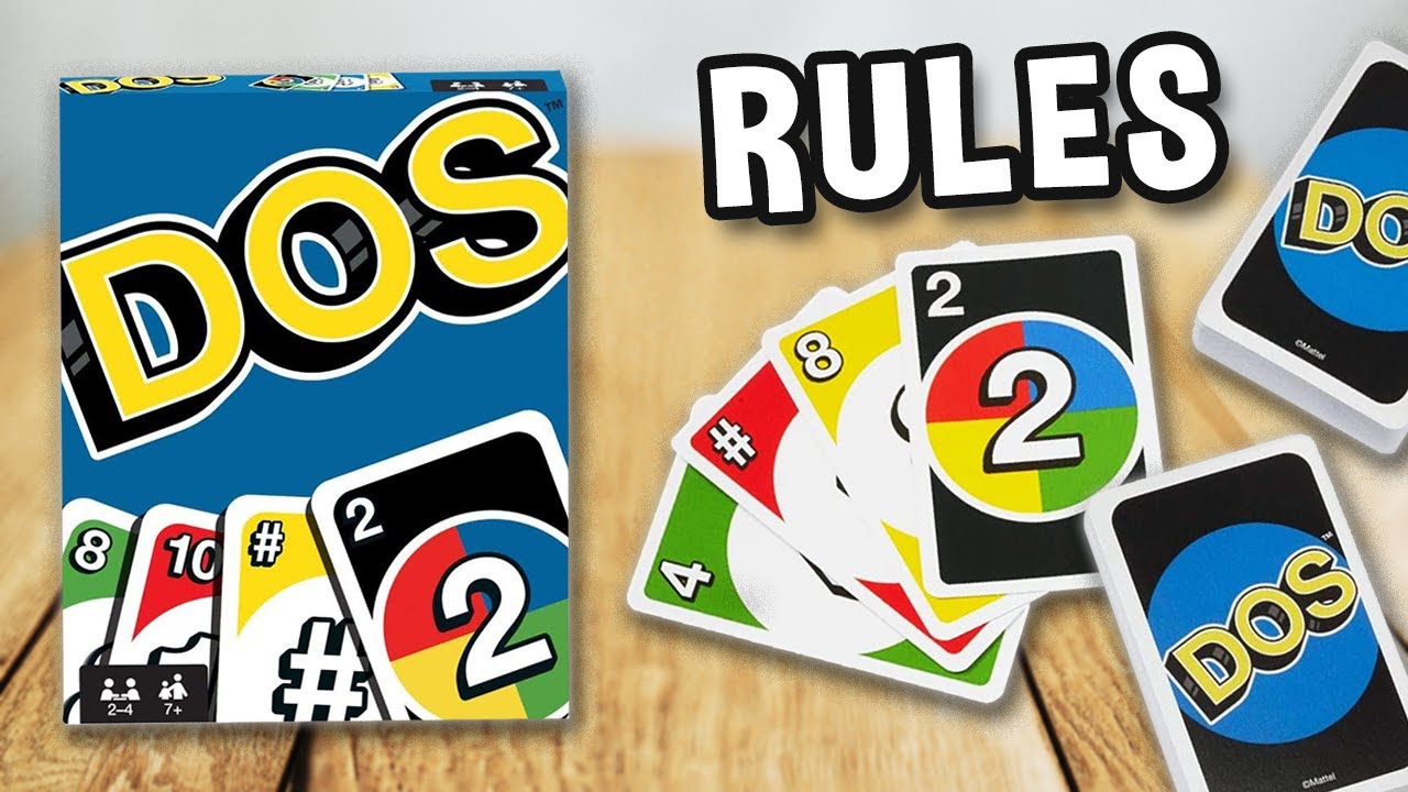 How to play DOS cardgame (official rules, instructions and gameplay) | SPIELREGELN TV x MATTEL x UNO