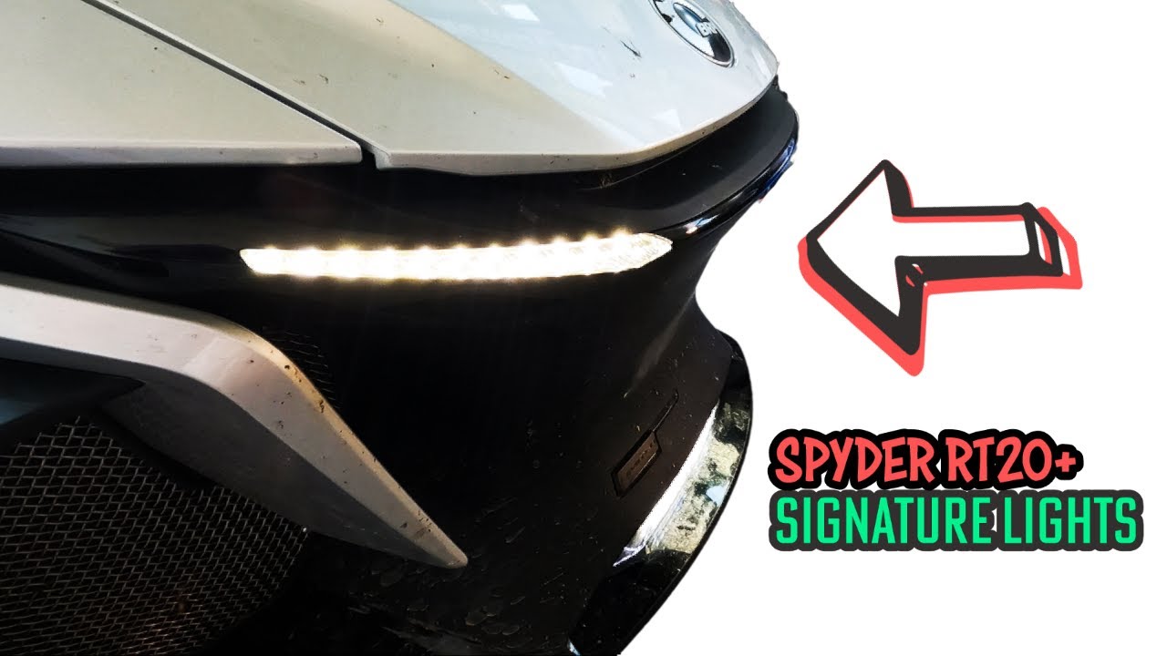 #CanAm SPYDER RT20+ signature lights - Installation & Tips & Tricks by MartinTheVlogger