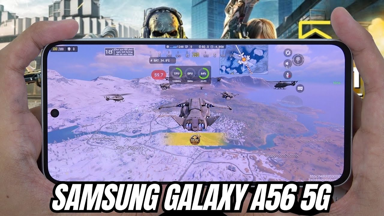SAMSUNG GALAXY A56 5G TEST GAME Call of Duty Mobile CODM | FPS & Graphics | Exynos 1580