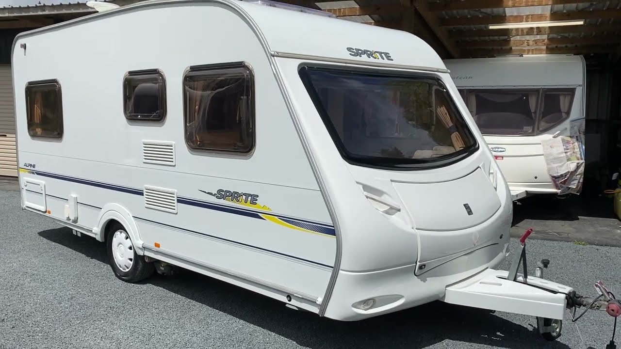 2006 Sprite Alpine 4 berth caravan walk around