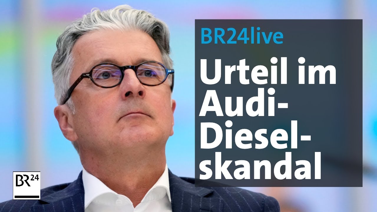 Urteil im Prozess gegen Ex-Audi-Chef Stadler | BR24live