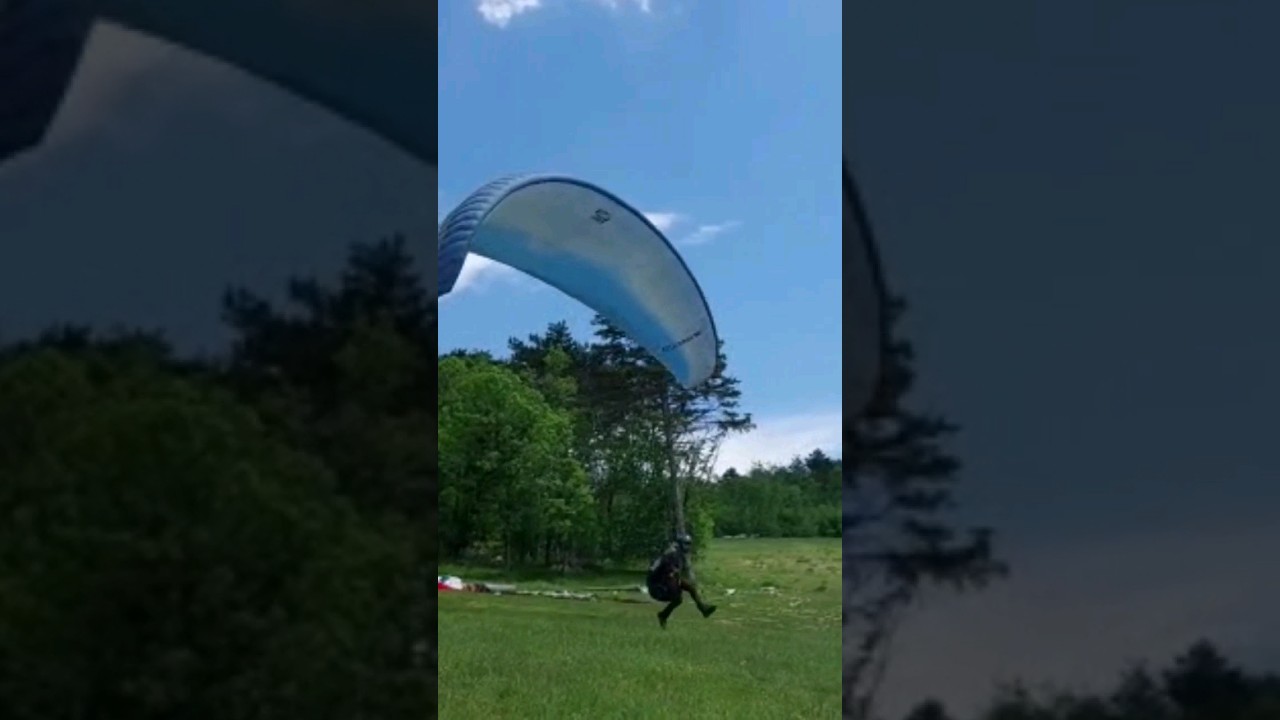Paragliding launch backwards in Slovenia, Lijak #paragliding #parapente