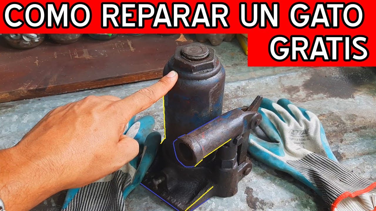 COMO PUEDES REPARAR UN GATO HIDRÁULICO ! COMO FUNCIONA UN GATO DE ASEITE ! CURSO DE MECANICA AUTOMO
