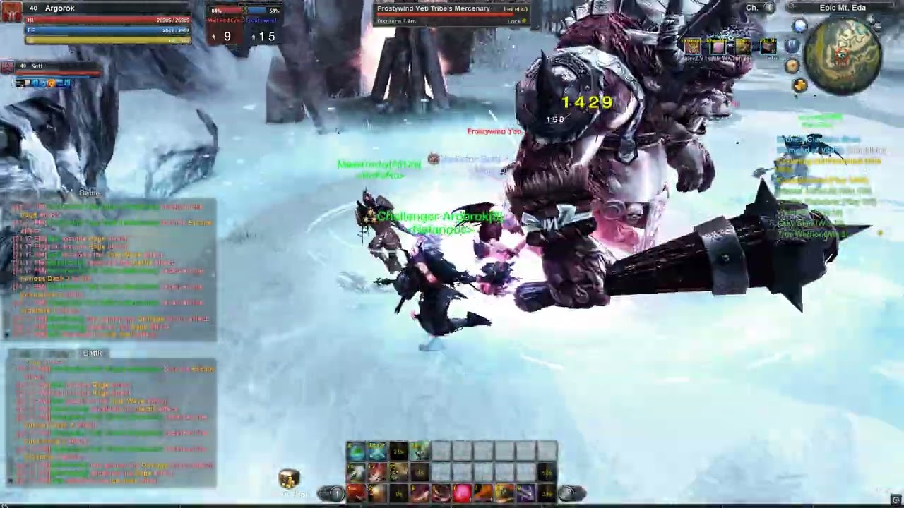 RaiderZ Global Epic Mt. Eda War annihilation.