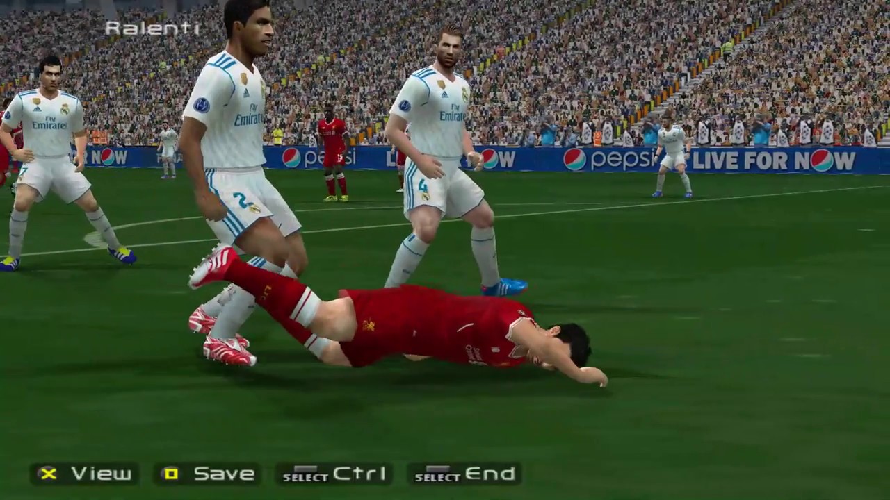 Champion's league FINAL 2018 LIVERPOOL REAL MADRID PES6 patch stonecold