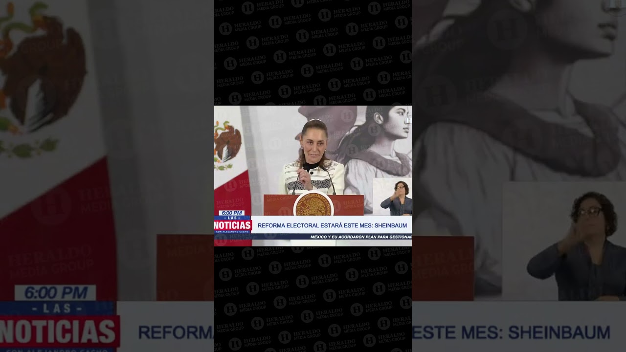 Reforma electoral será presentada en febrero, asegura Claudia Sheinbaum