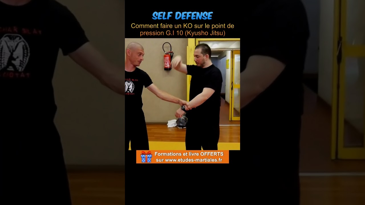 Comment faire un KO sur le point de pression Gros Intestin 10 (Kyusho Jitsu - Points vitaux) 