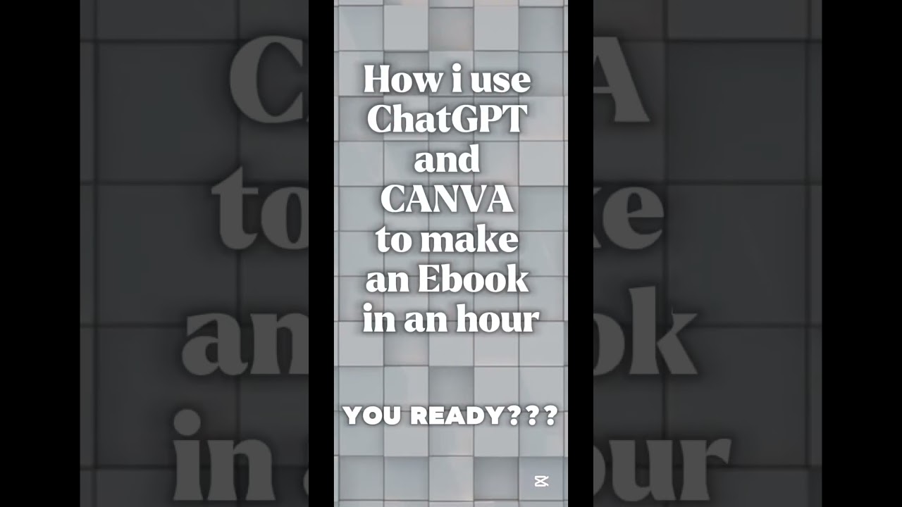 Create an Ebook in an hour with Canva and ChatGPT