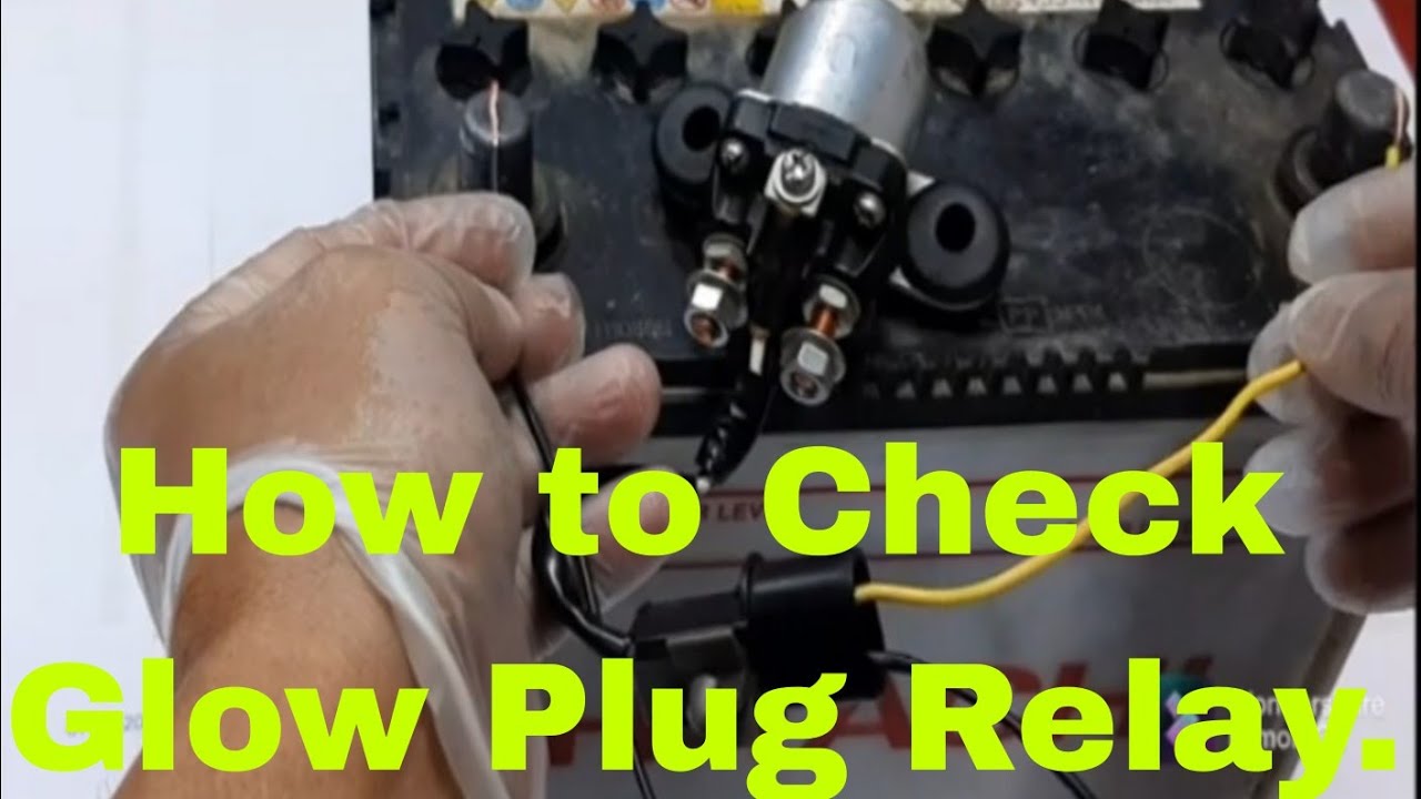 Paano I-check Ang Glow Plug Relay At Glow Plug Ng Makinang Diesel. 4M40, 4M41, 4D56.