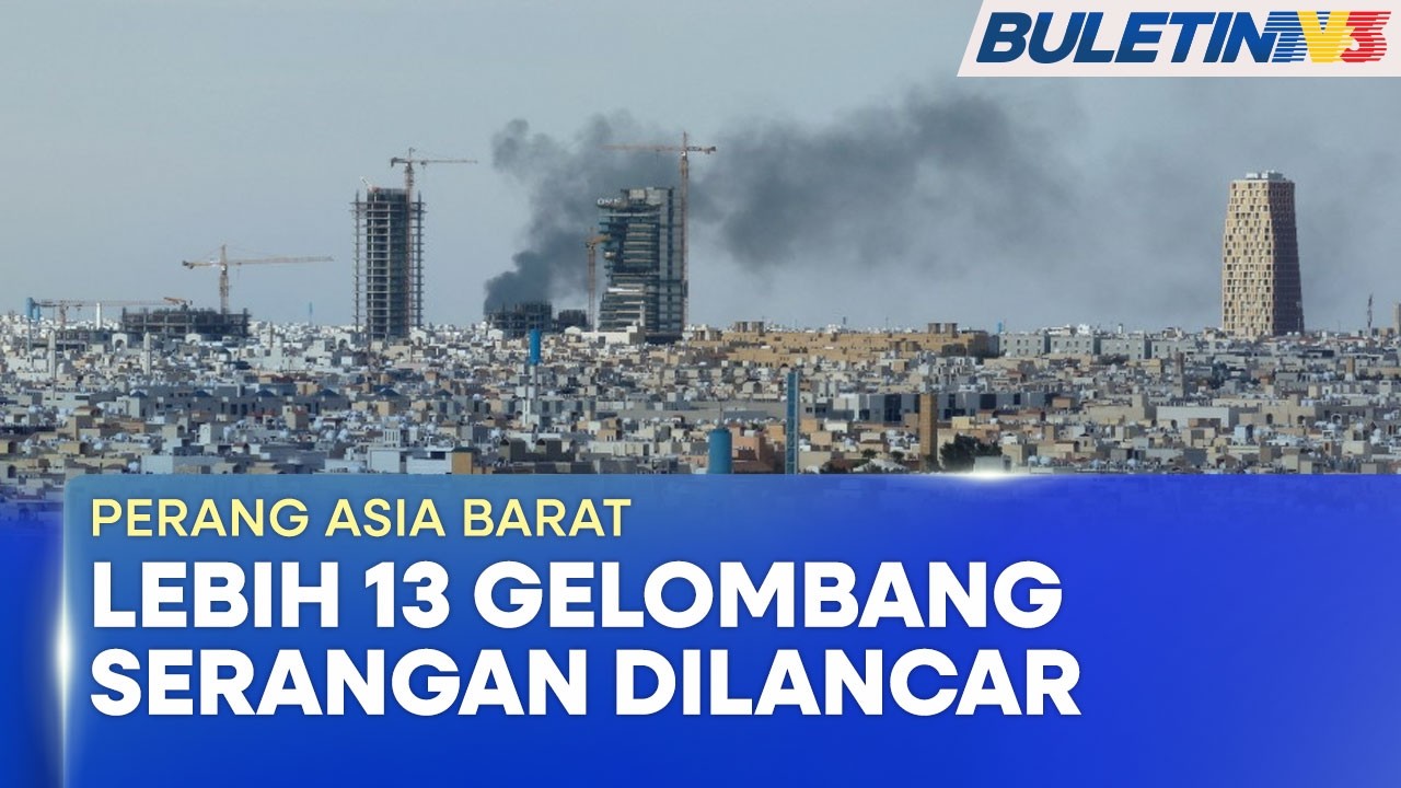 PERANG ASIA BARAT | Iran Lancar Lebih 13 Gelombang Serangan Ke Arah Tel Aviv (BU)