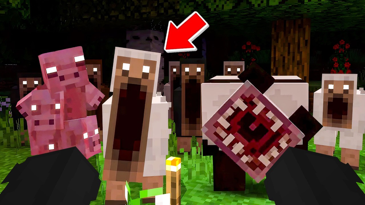 NON AVVICINARTI AI MOB DI MINECRAFT ALLE 3 DI NOTTE PERCHÈ...