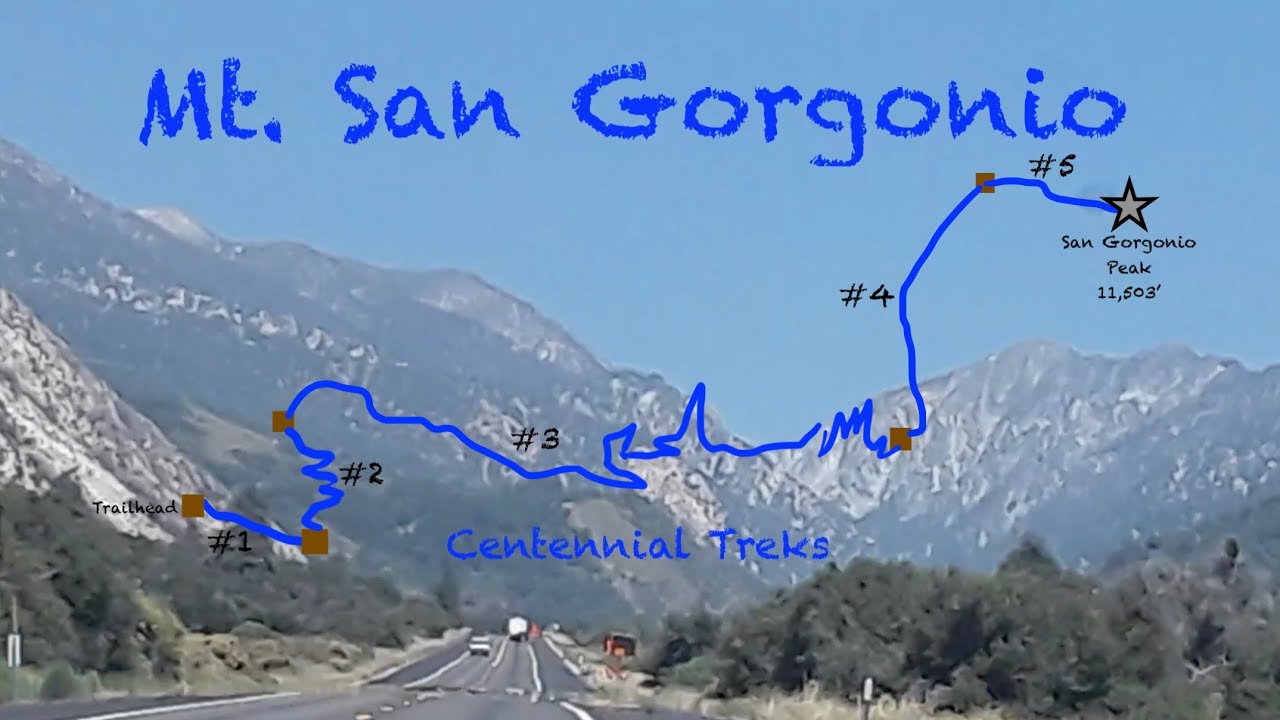 Mt. San Gorgonio - Full summit hike from Vivian Creek Trailhead, with maps & route description