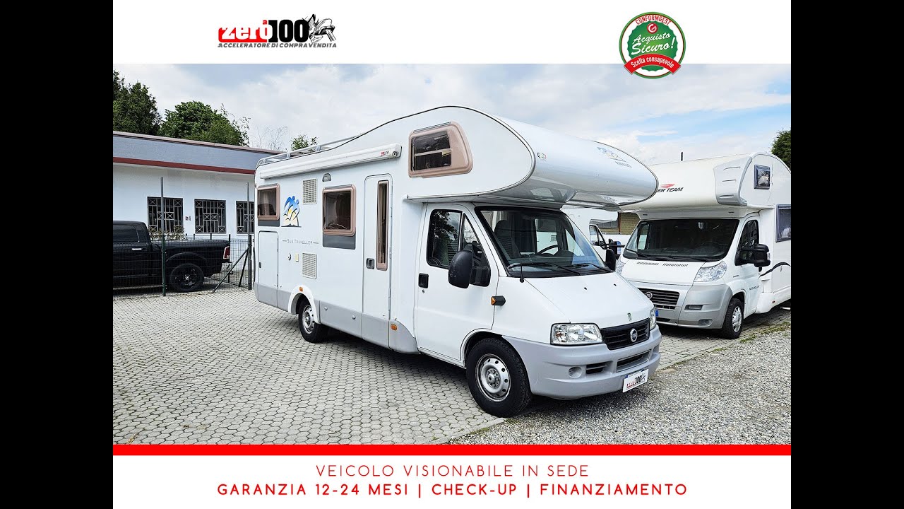 Camper Mansardato Knaus Sun Traveller 658 LG DOPPIO PAVIMENTO