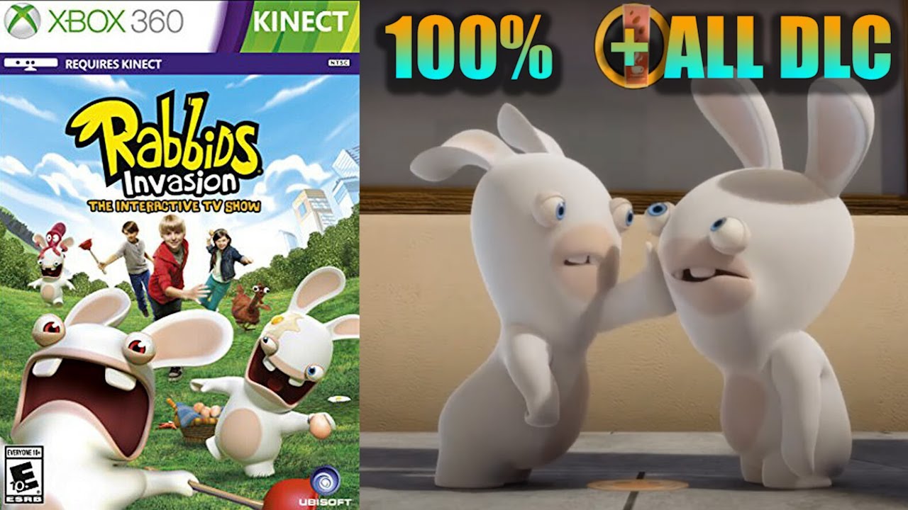 Rabbids Invasion: The Interactive TV Show (+All DLC) [34] 100% Xbox 360 Longplay