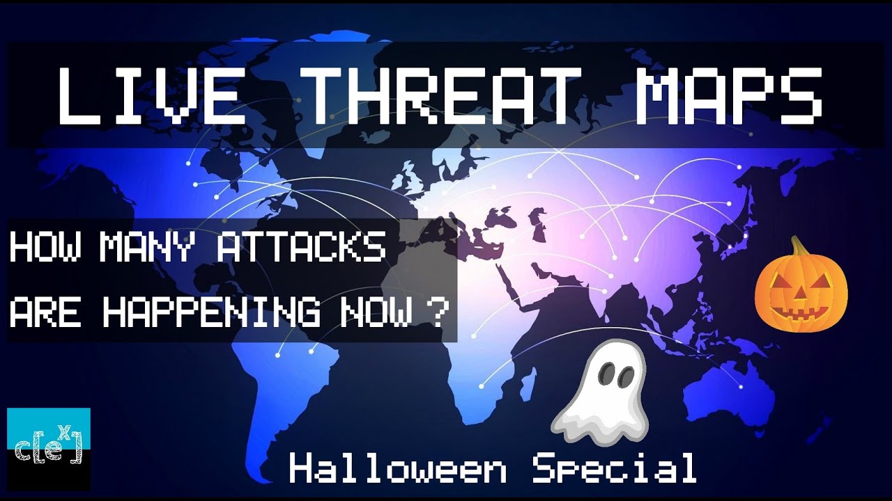 Threat Visualization: Live Threat maps (21:9)