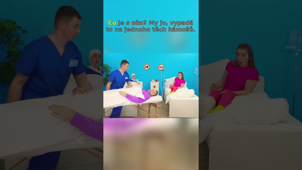 Pacienti vs. Snacky: Komediální bitva v nemocnici! 