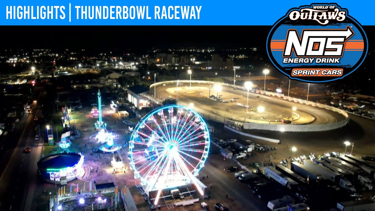 World of Outlaws NOS Energy Drink Sprint Cars | Thunderbowl Raceway | Sept. 19, 2025 | HIGHLIGHTS