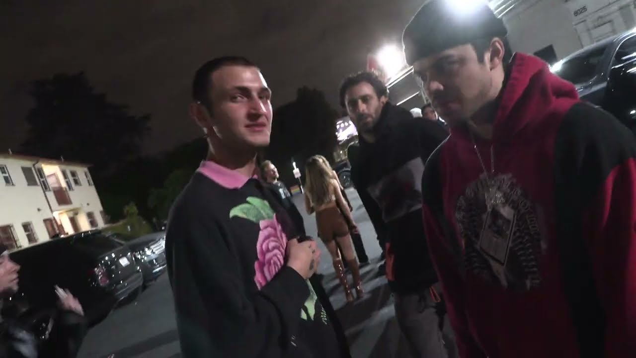 Anwar Hadid gets asked how's the single life treating him while exiting Off Sunset nightclub