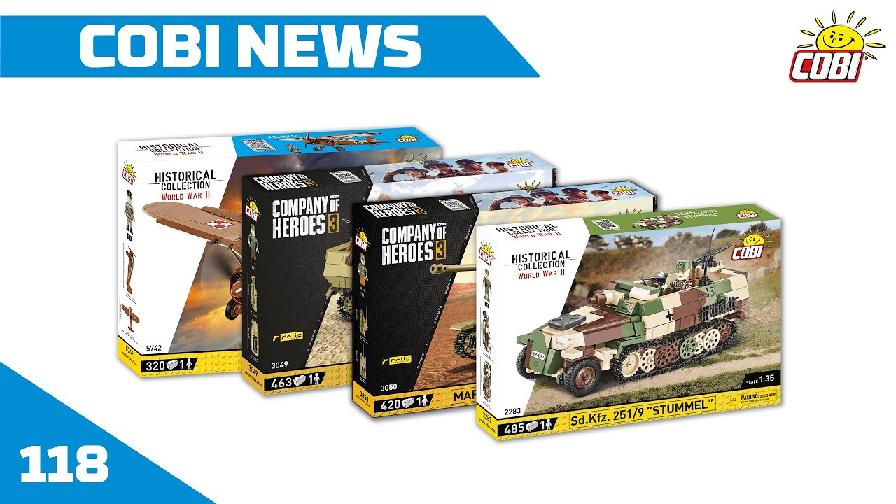COBI NEWS #118  - 💥 NOWY FORMAT COBI NEWS 💥 SKRÓT WIADOMOŚCI O KLOCKACH KONSTRUKCYJNYCH COBI 💥 [PL]