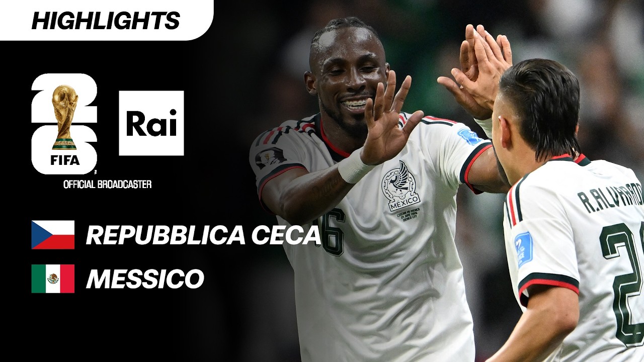 Repubblica Ceca - Messico 0-3: Highlights | Mondiali di Calcio FIFA 2026