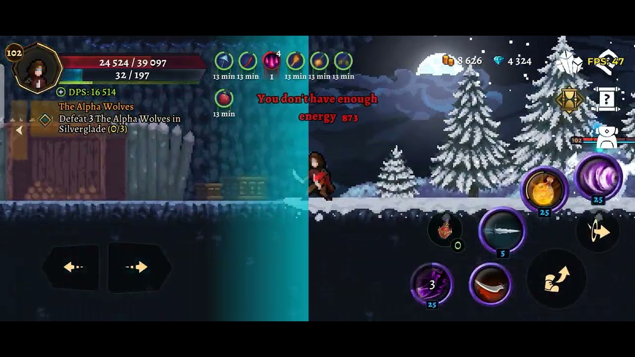 Me vs 3 wolf again but I only have one potion of healing|darkrice 