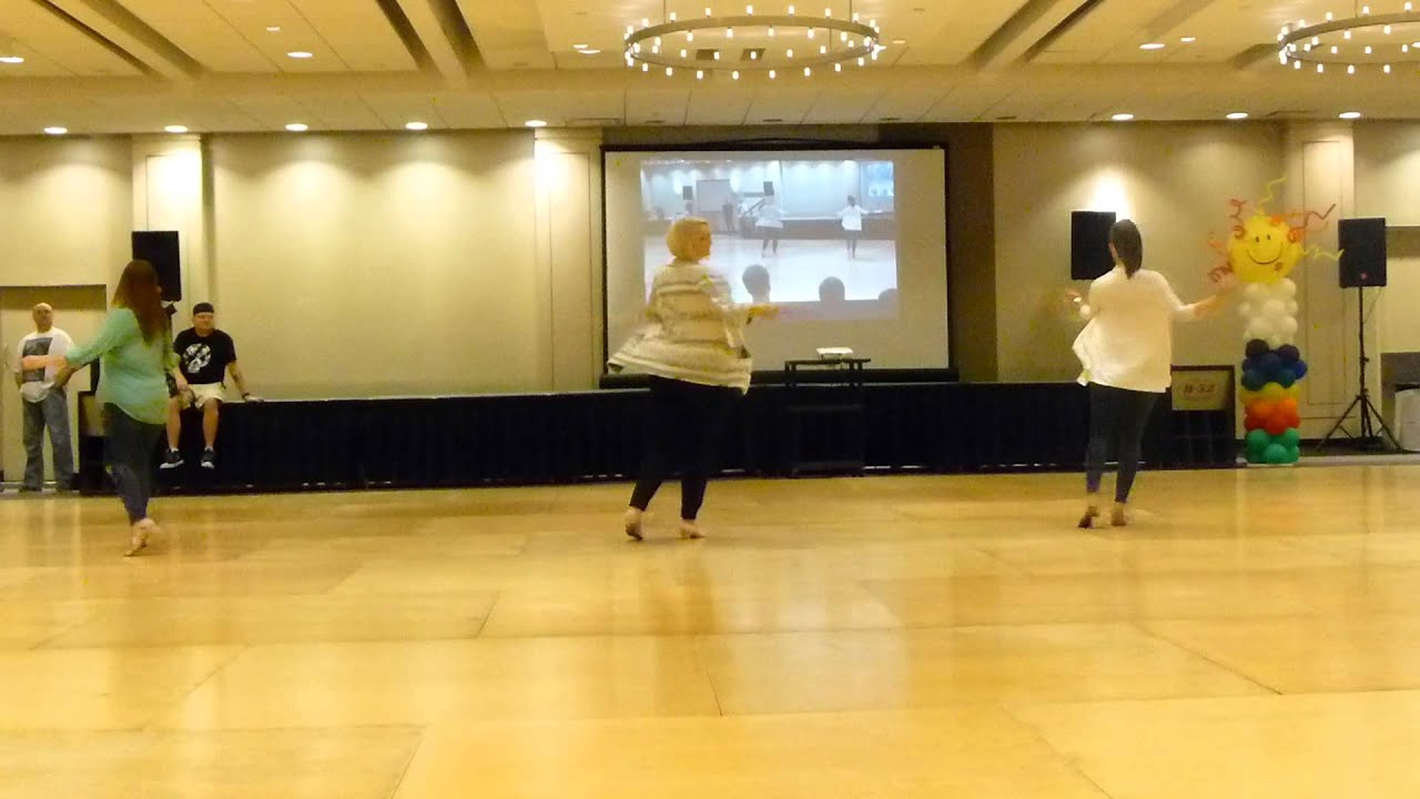 Fall For You Line Dance Demo by Debbie Rushton @ WCLDM 2015
