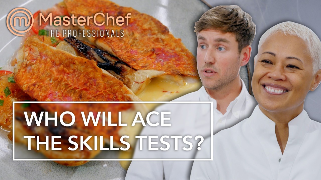 Matthew Ryle Sets The Skills Tests! | MasterChef: The Professionals