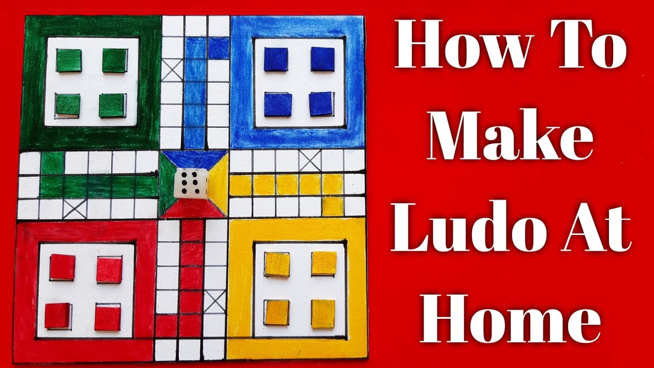 How To Make Ludo Games At Home