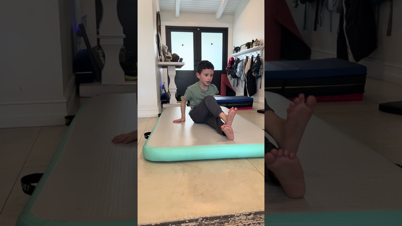 Boys Can Do Gymnastics Too! Back Walkover by a 7-Year-Old 🤸‍♂️
