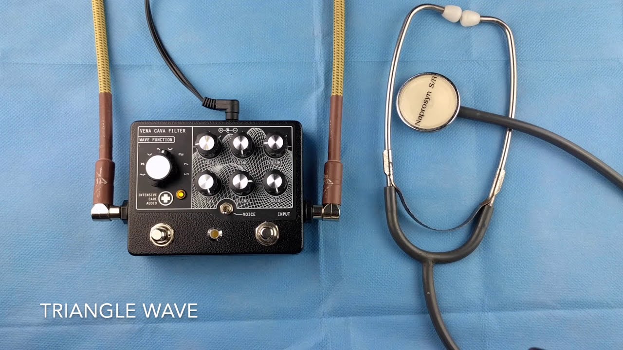 INTENSIVE CARE AUDIO -  VENA CAVA FILTER - DISTORTION/AUTOWAH EFFECT PEDAL