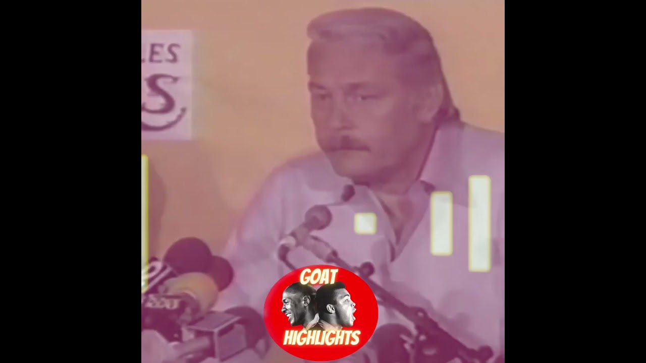 The REAL FOOTAGE of the infamous Pat Riley and Jerry West Press Conference🤣 