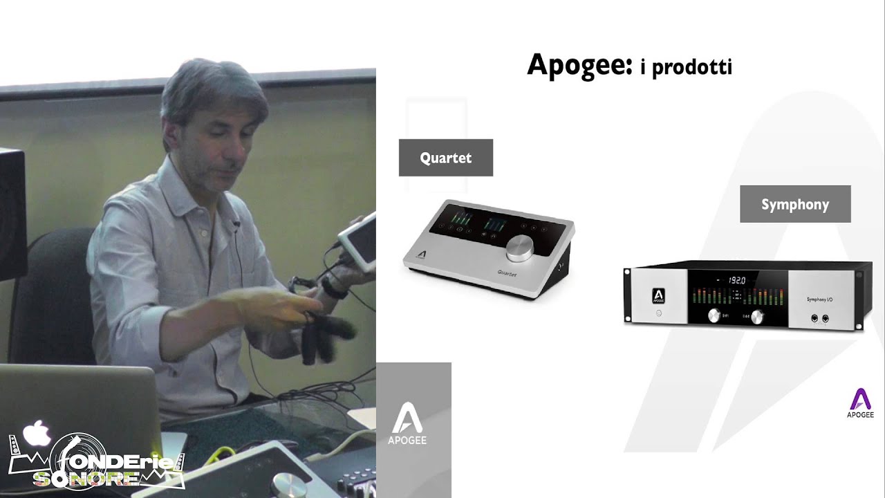L'interfaccia audio (Apogee) - Italiano - Workshop: Dall'acquisizione al mixing - Parte 1/4