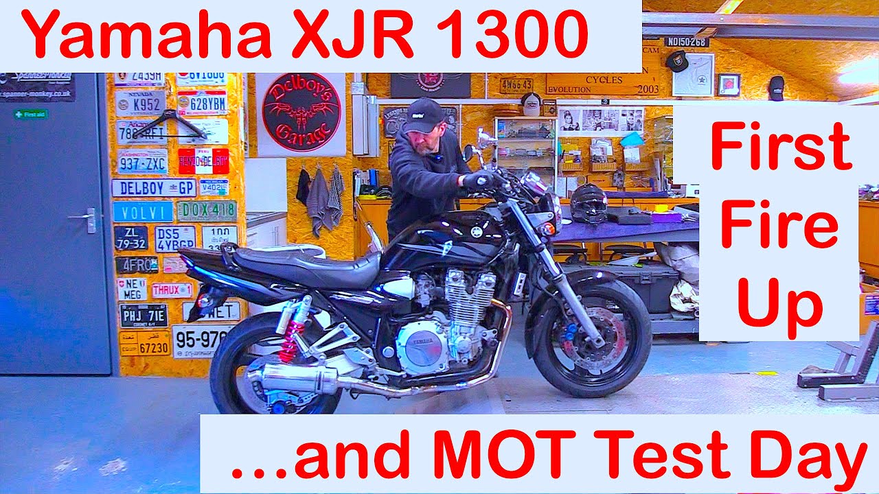 Yamaha XJR 1300 Project... FIRE UP, and MOT day !