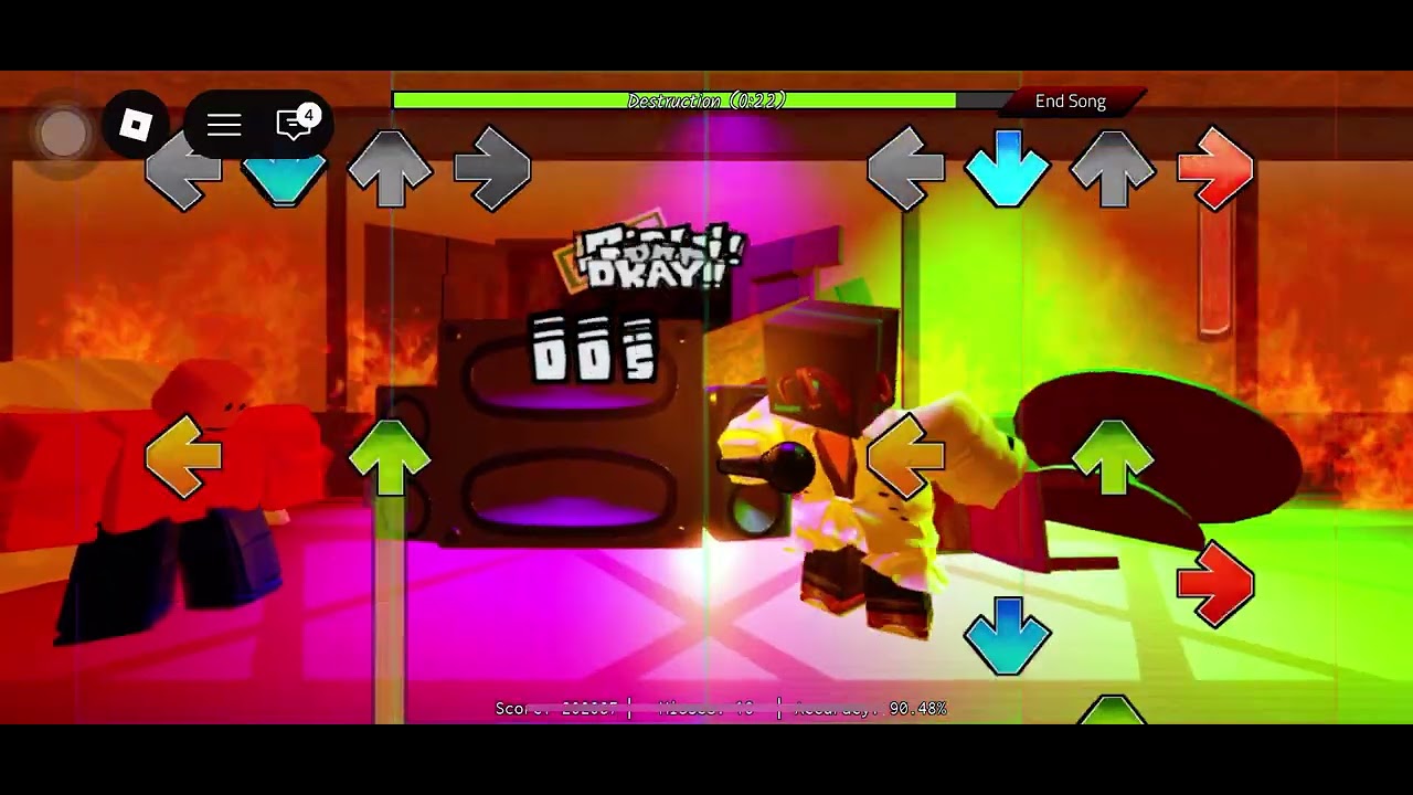Me battling with @Exi121