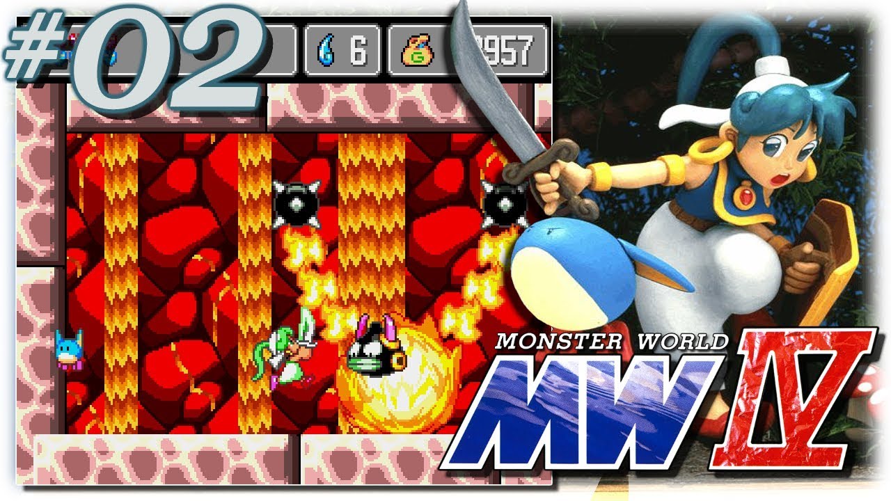 【MD】モンスターワールドIV #02 - ハンデラ火山