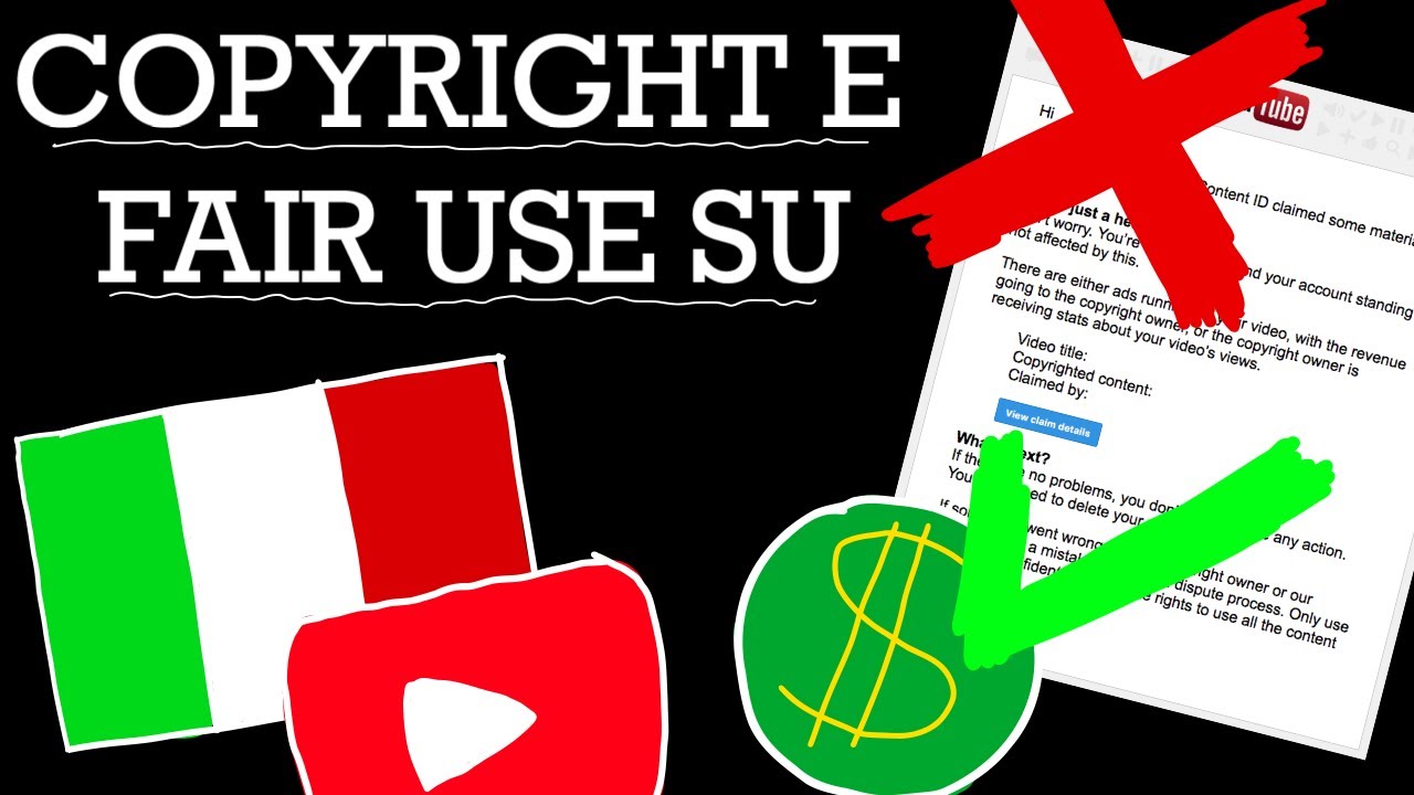 COME FUNZIONA IL COPYRIGHT SU YOUTUBE ITALIA (e il FAIR USE)
