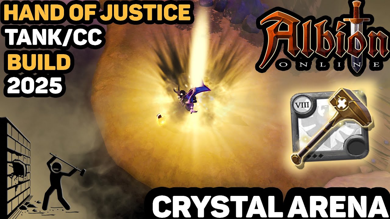 Hand Of Justice Hammer Tank/CC Build 2025 - Crystal Arena (Crystal Rank/S30) - Albion Online