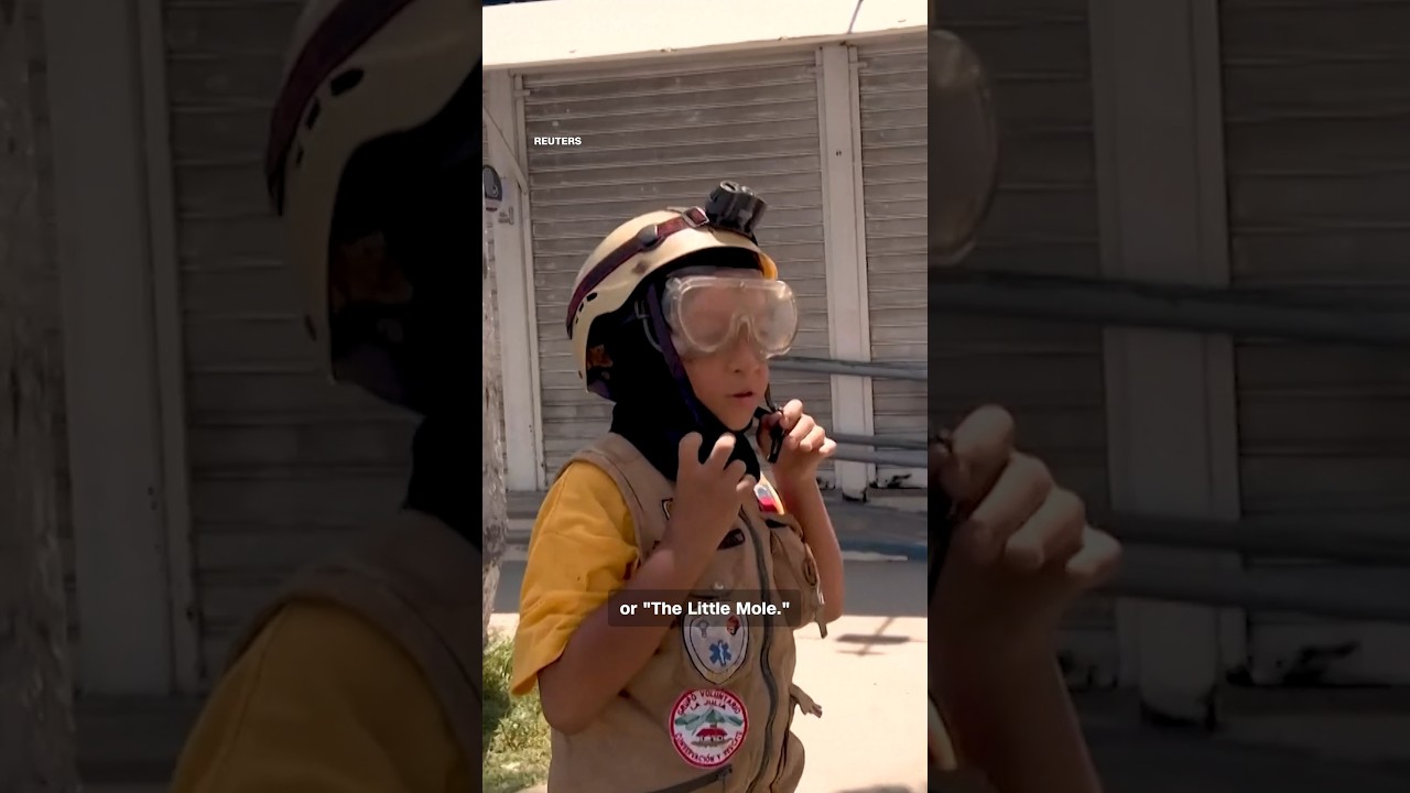 10-year-old Venezuelan boy volunteers in earthquake rescue efforts