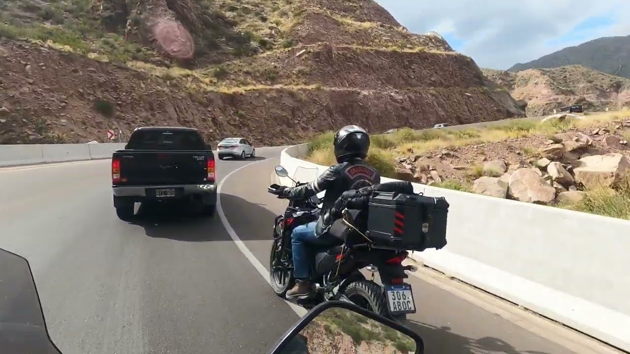 Llegando a Potrerillos una Ciudad de la Provincia de Mendoza