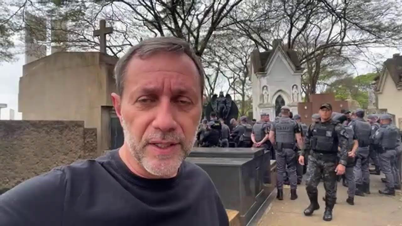 Funeral de Policial de Rota ao VIVO!