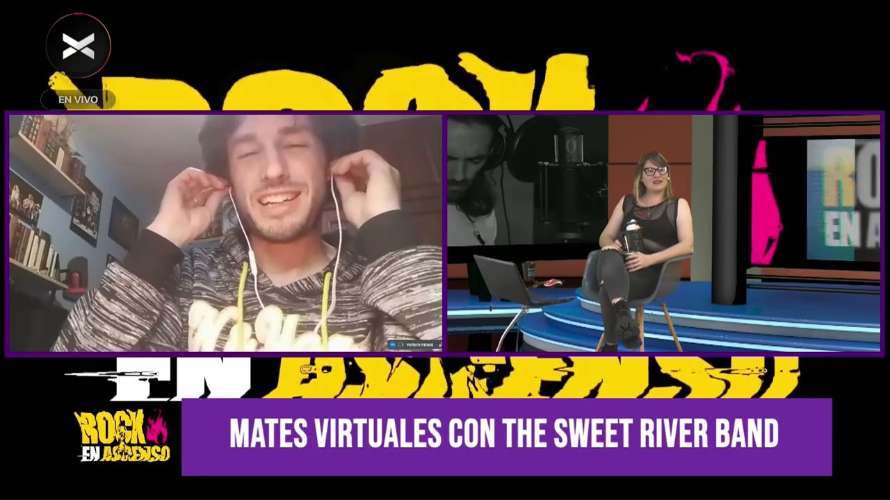 #matesvirtuales con Adolfo Díaz de la banda española The sweet river band