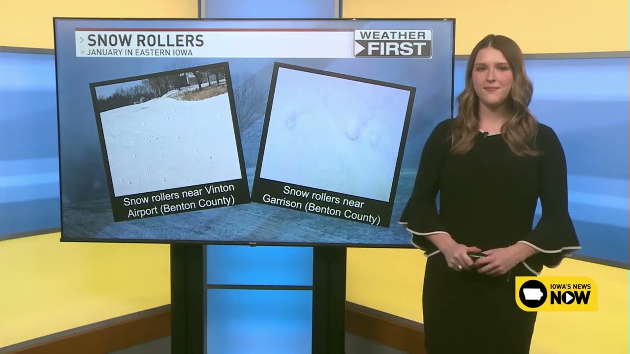 Природные снежные комки: снежные валики и как они образуются.