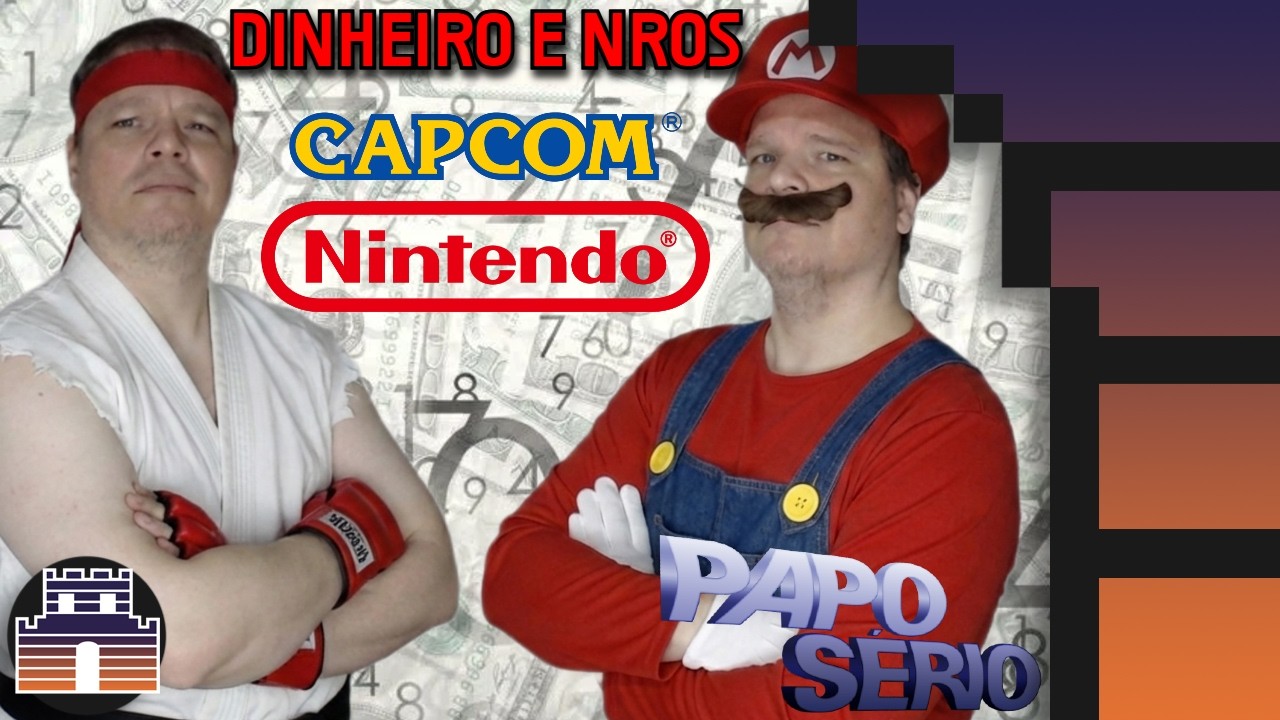Papo Sério - Nintendo e Capcom - Duas empresas, números felizes e queda de ações! #capcom #nintendo