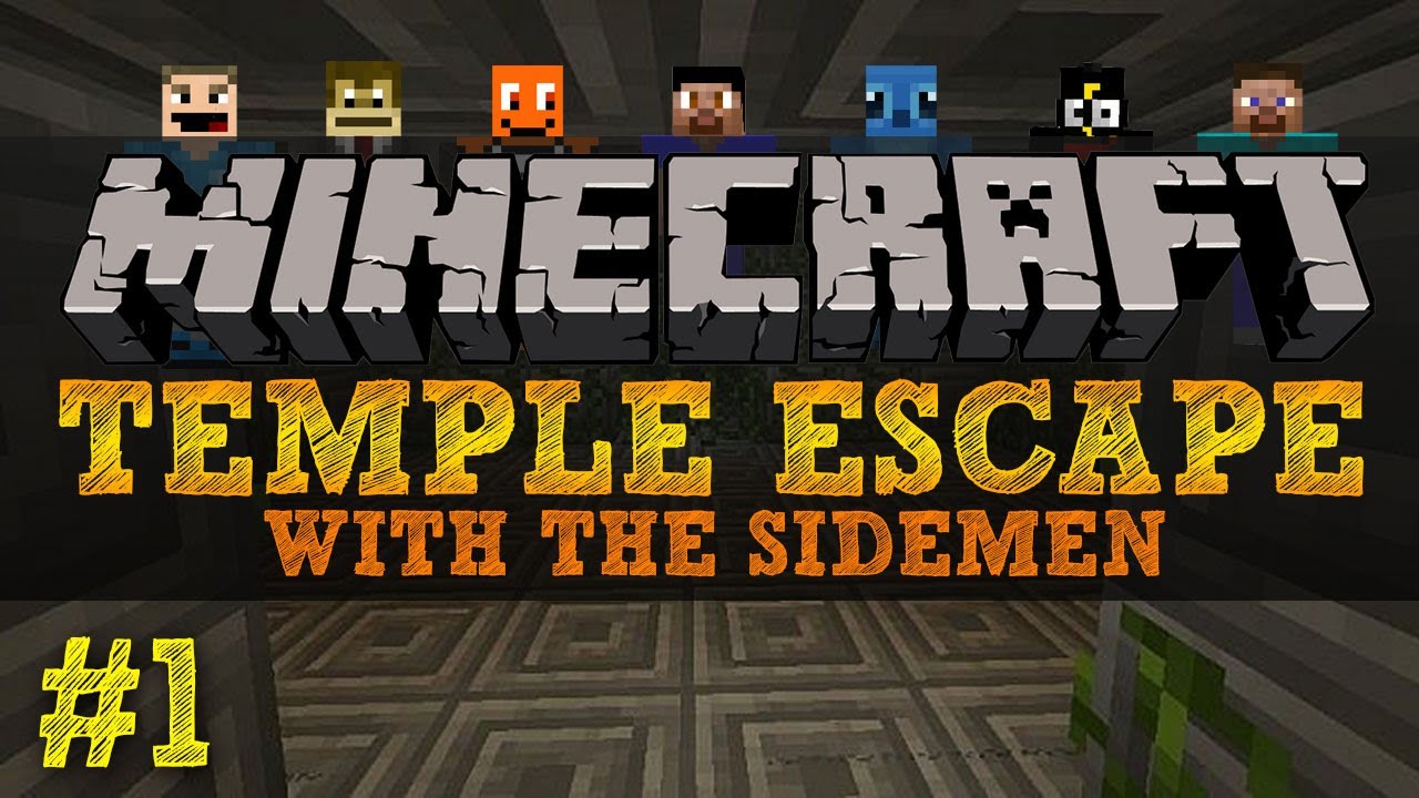 Minecraft Temple Escape #1 with The Sidemen (Minecraft Trolling)