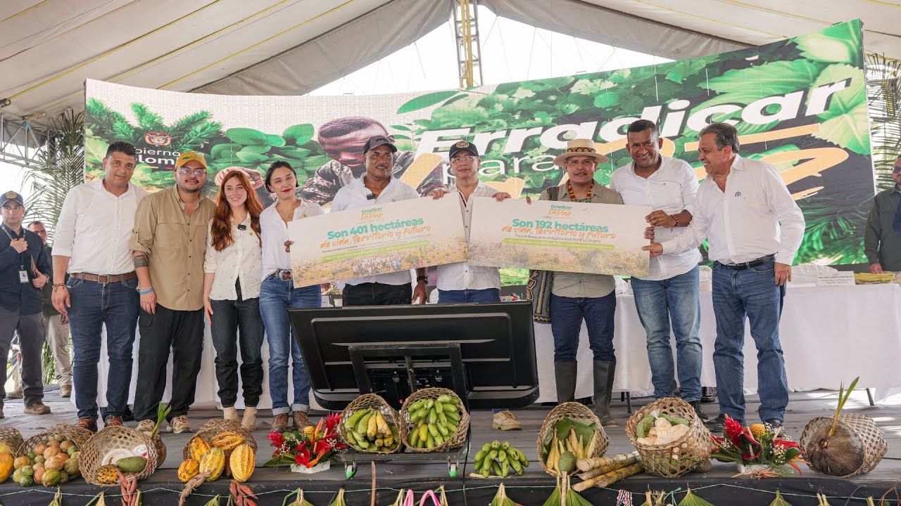 Entregamos 2.835 hectáreas erradicadas para la siembra de alimentos