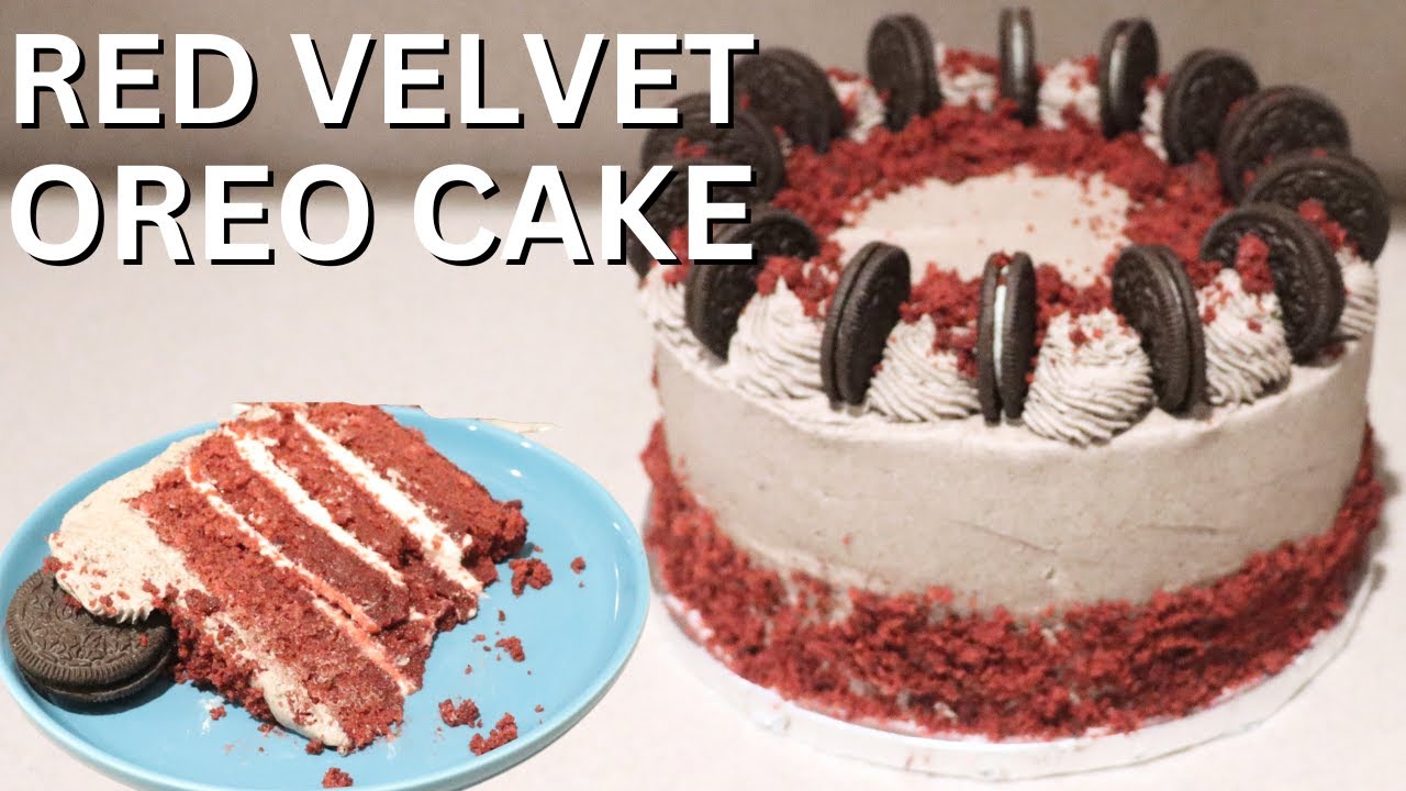 Red Velvet Oreo Layer Cake